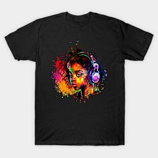 African girl watercolor T-Shirt